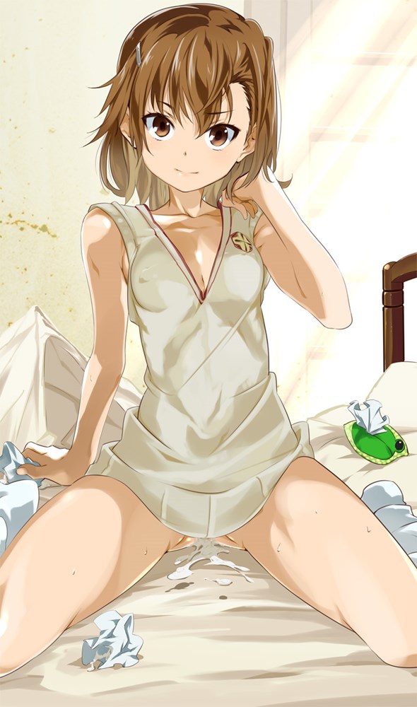 性器が見えないけどエッチな二次エロ画像が貼られるスレ